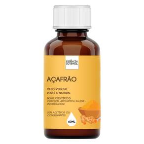 Óleo Vegetal Açafrão 60ml - Aromaterapia Natural e Puro