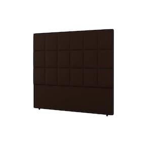 Painel de Cama Box Estofada Solteiro Nairobi Plus Veludo Cacau - Simbal
