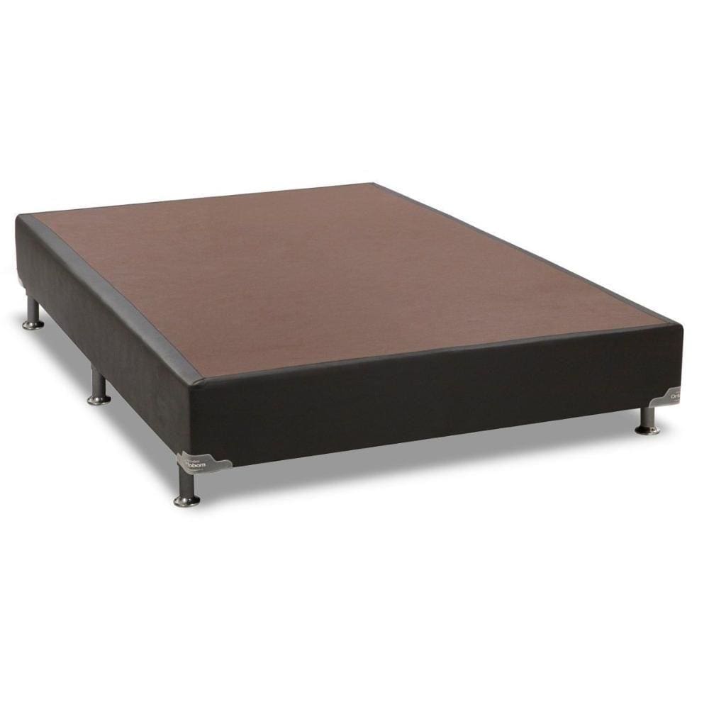 Cama Box Base Universal Casal Courano Black (138x188x30) - Ortobom