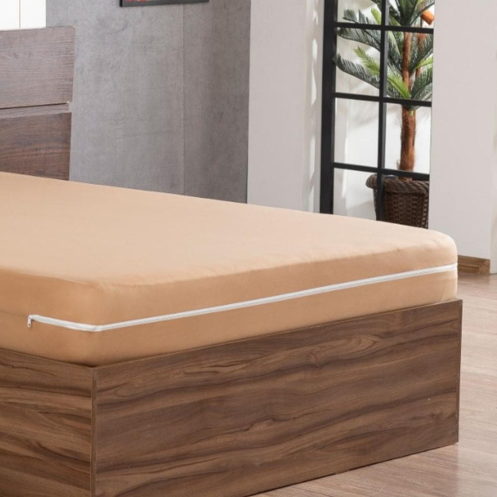 Capa Colchão Casal Queen Size Em Malha Zíper Estilo E