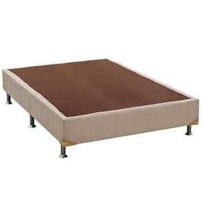 Cama Box Base Universal Casal Suede Clean (138x188x30) - Ortobom