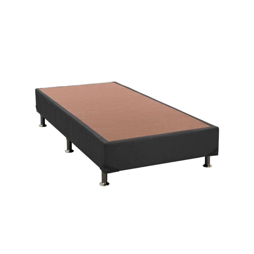 Cama Box Base Universal Solteiro Suede Gray (88x188x30) - Ortobom