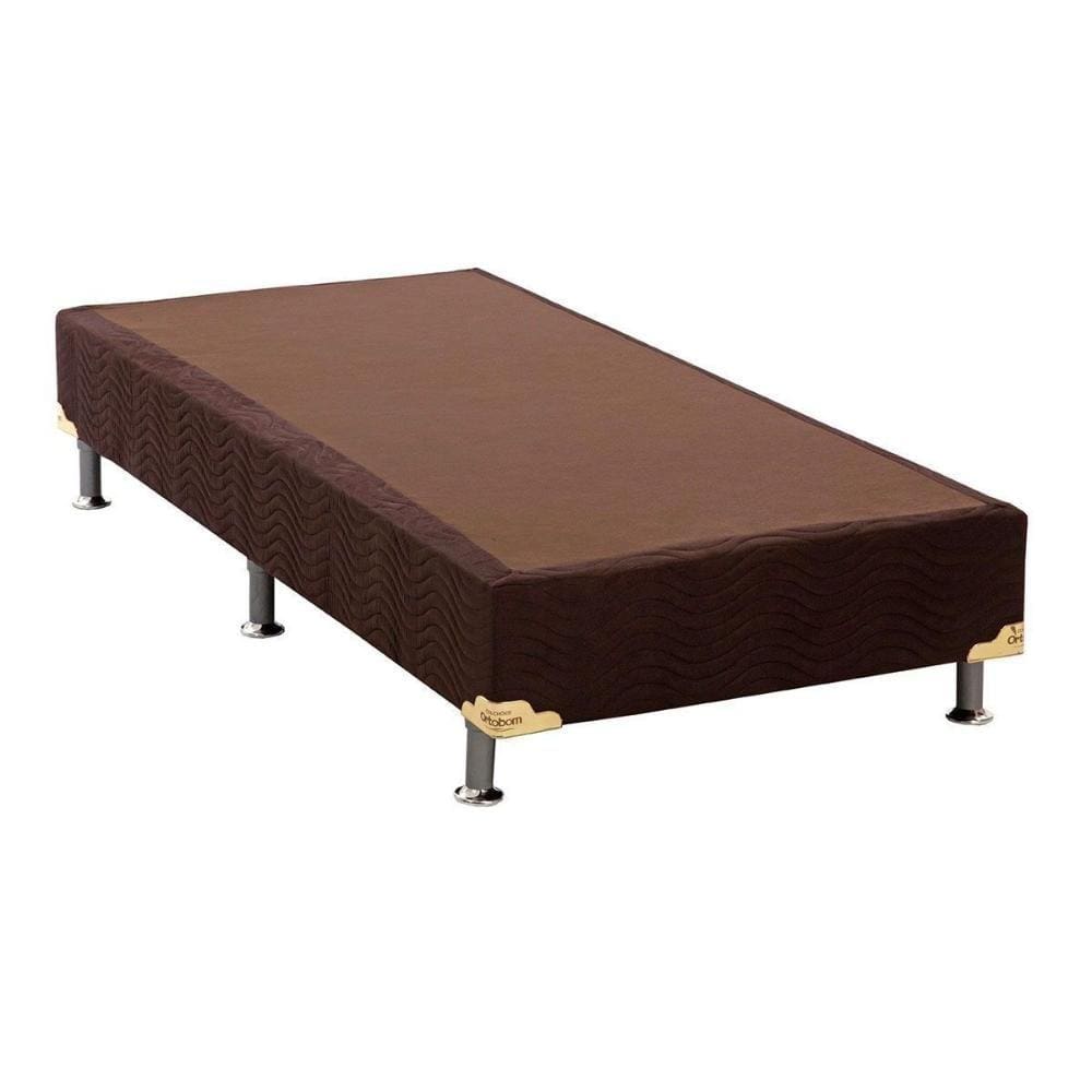 Cama Box Base Universal Solteiro Suede Brown (88x188x30) - Ortobom