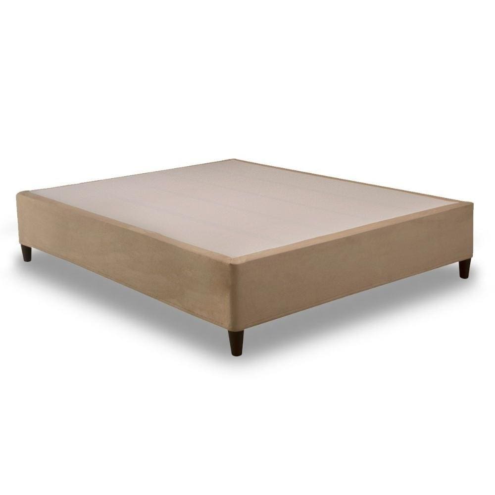 Cama Box Base Universal Queen ClickBox Suede Clean (158x198x28) - Herval