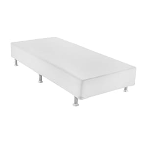 Cama Box Base Universal Solteiro Americana Courano White (88x188x23) - Ortobom