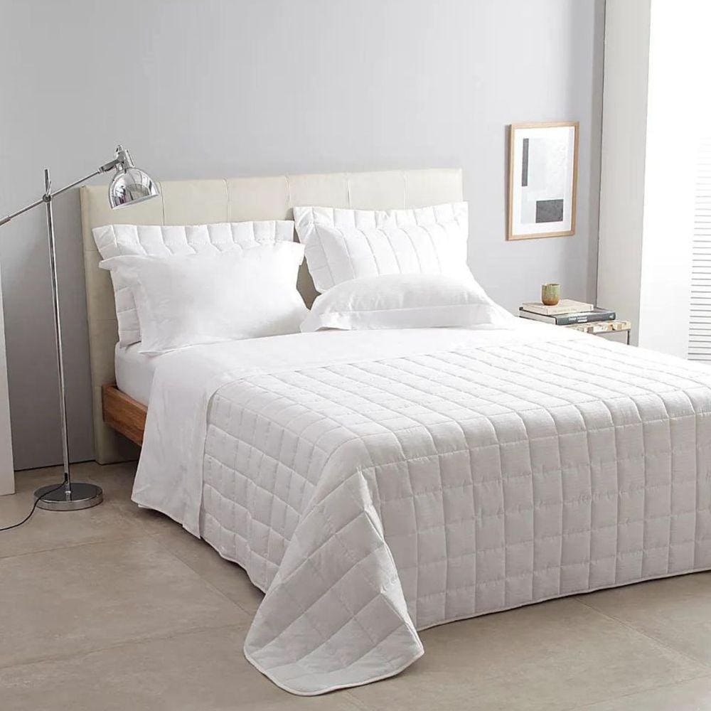 Jogo de Cama Cetim 300 Fios 4 Peças King | Buddemeyer Damask Stripes