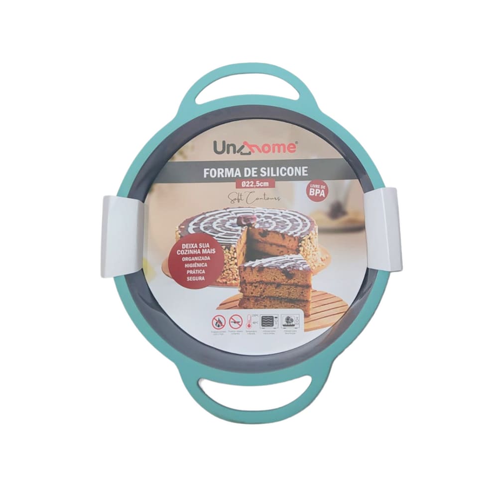 Forma Redonda de Silicone Soft 22,5cm