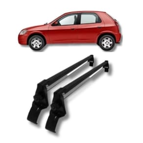 Rack De Teto Bagageiro Aço Chevrolet Celta 2005 4 Portas