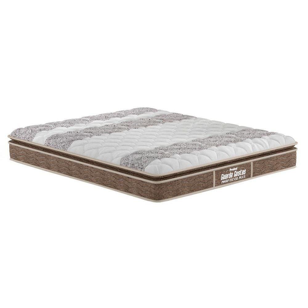 Colchão King Espuma D33 / EP Anatômico Firmepedic Guarda Costas PróIntense Plus Pillow Top Brown (193x203x28) - Probel