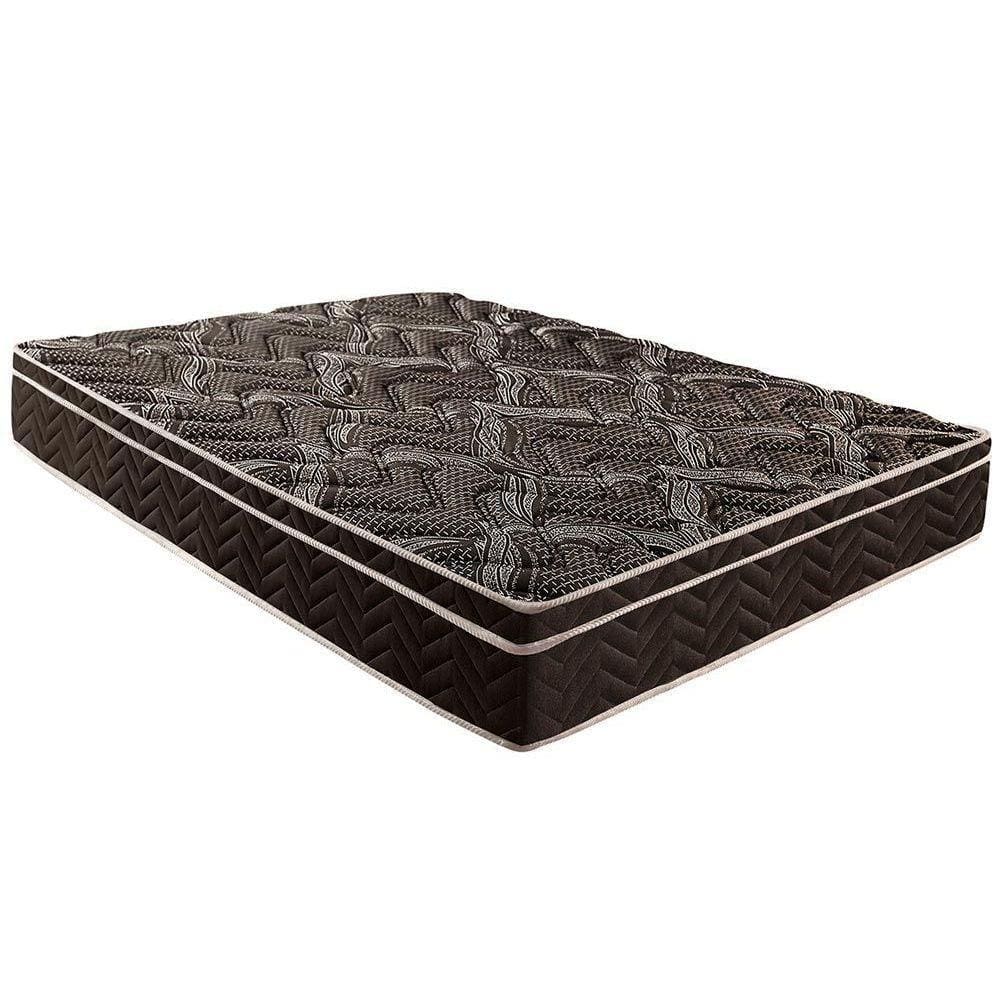 Colchão Queen Ortopédico D28 / EP Anatômico Pasquale Euro Pillow Black (158x198x25) - Paropas