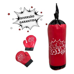 Saco Boxe Infantil Com Luvas Bw174