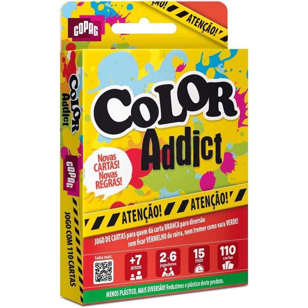 Jogo De Cartas Color Addict Você Vai Pirar Em Todas As Cores!