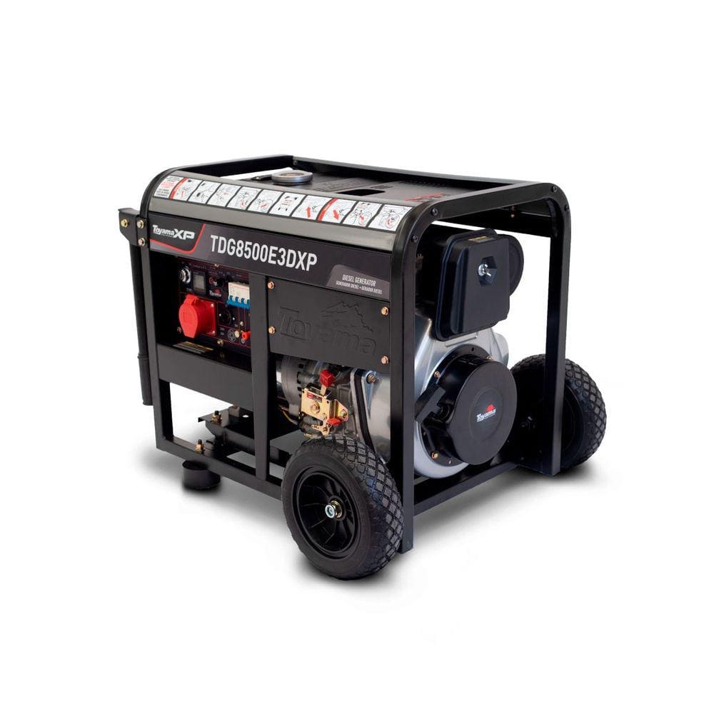 Gerador a Diesel Toyama TDG8500E3DXP Trifásico 7,5 kVA 220V
