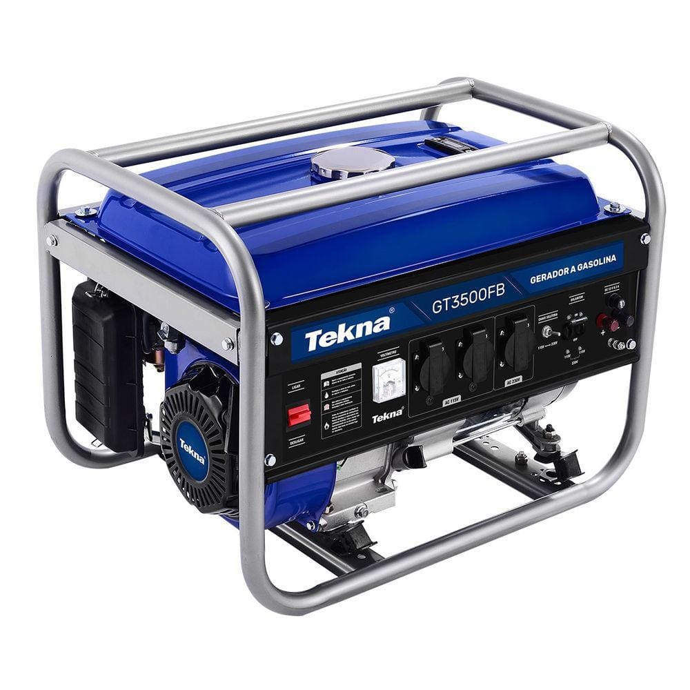 Gerador a Gasolina Tekna Bivolt 3.1 kVA 3100W 196 cc