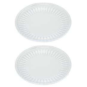 Conjunto Kit 2 Pratos Rasos Imperial De Cristal Ecológico Lyor 27cm