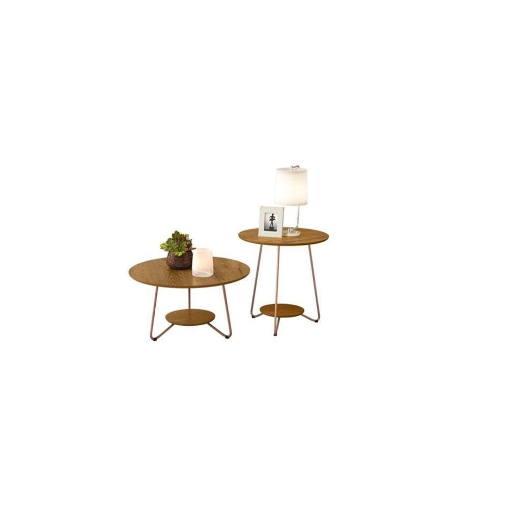 Conjunto Mesa De Centro E Apoio Liz Freijó – EJ Móveis