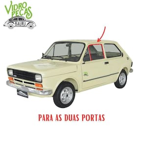 Jogo Canaleta Vidro Porta Fiat 147 Sem Pestanas
