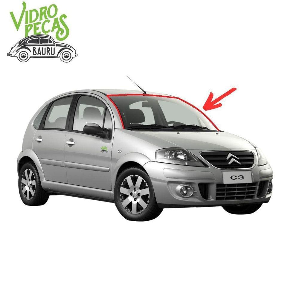 Borracha Guarnição Parabrisa C3 2003 A 2012