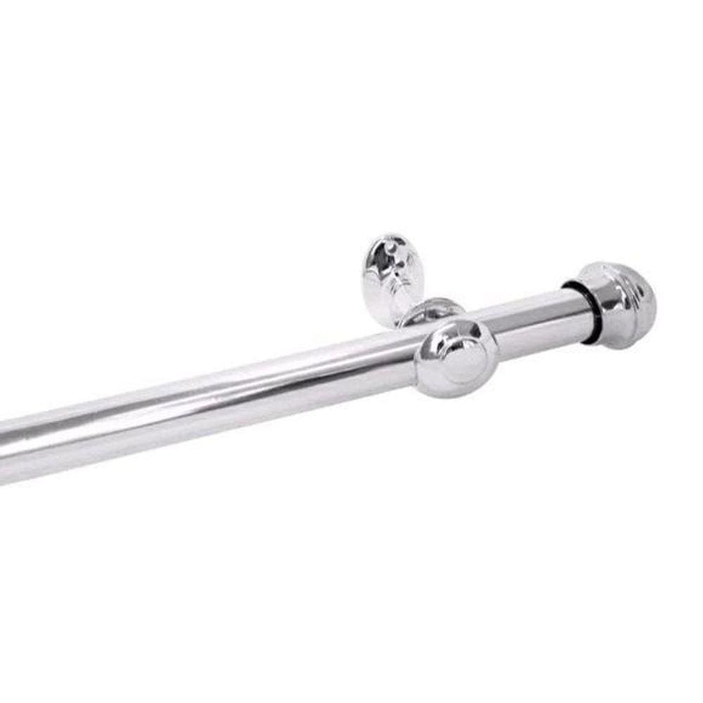 Varão 4 Metros Cromado Simples 19 Mm