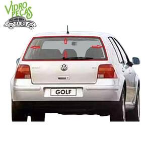 Borracha Vidro Traseiro Vigia Golf 2000 Em Diante