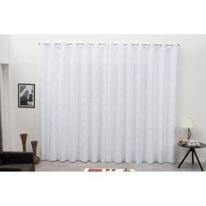 Cortina Quarto Jacquard Semi Blackout Branco 5,00X2,80M