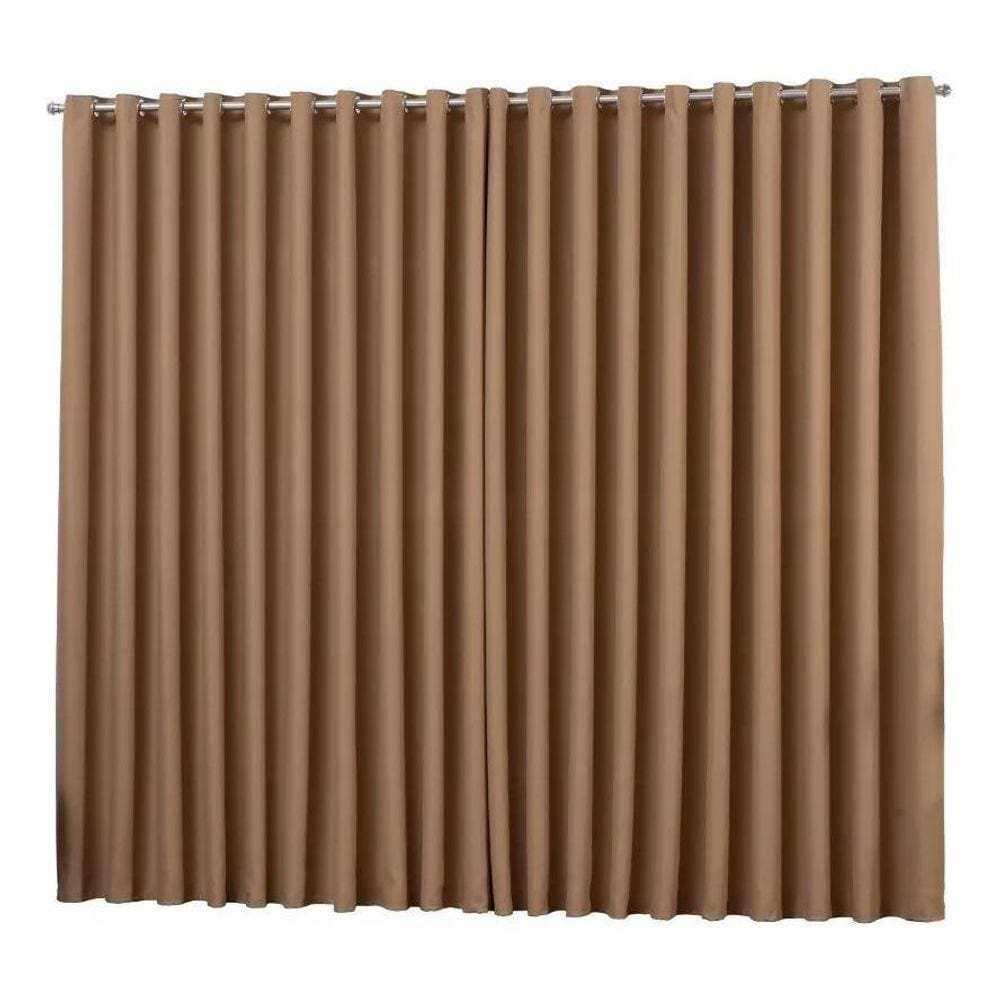 Cortina Para Sala Quarto Tecido Blackout Avela 4,00X2,80