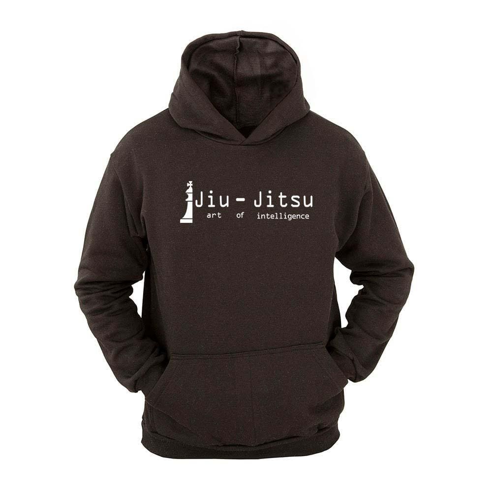 Moletom Masculino Canguru Jiu Jitsu Com Capuz Confortável