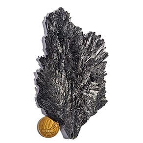Cianita Preta ou Vassoura de Bruxa 90mm Pedra Natural Tipo A