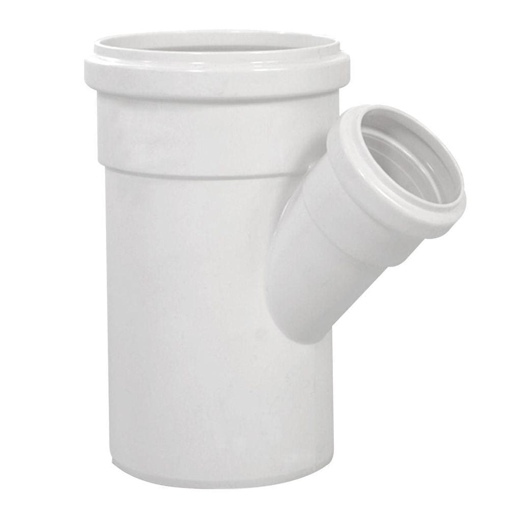 Junção 45 Esgoto 1 100X75Mm Redução Branca Krona