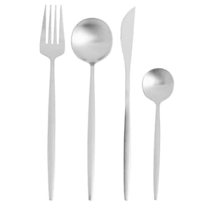 Faqueiro Ópera Lyor Aço Inox Prata 16 Peças