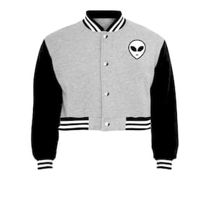Jaqueta Cropped Moletom Et Feminina Colegial