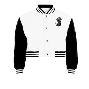 Jaqueta Cropped Moletom Pirata Gato Feminina Colegial