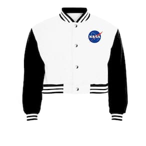 Jaqueta Cropped Moletom Nasa Feminina Colegial