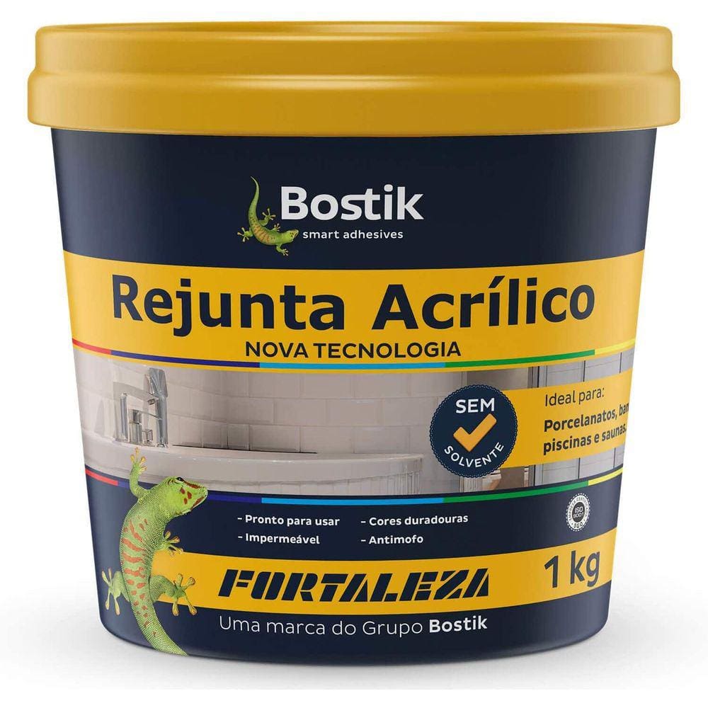 Rejunte Acrílico Impermeável Palha Trigal 1Kg Bostik
