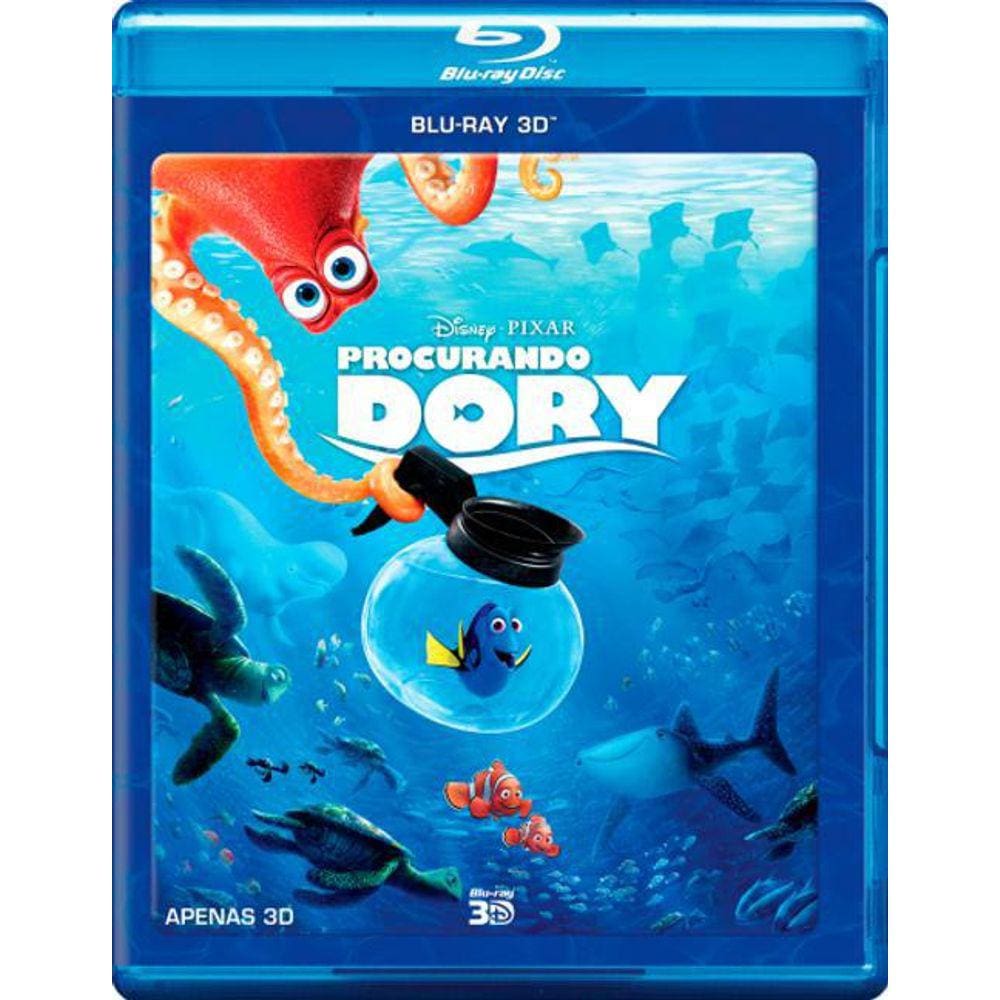 Procurando Dory - Blu-Ray 3D Disney Pixar