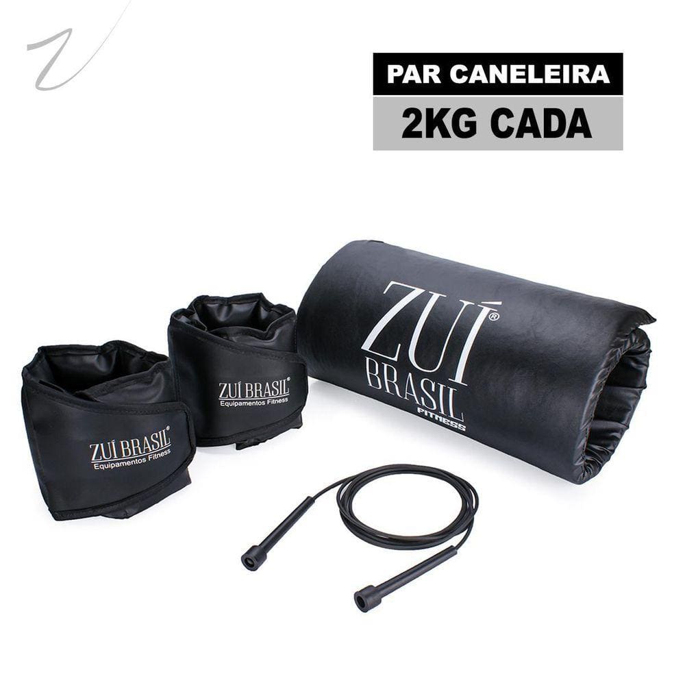 Kit Funcional Corda Colchonete Academia Caneleira 2Kg Trein