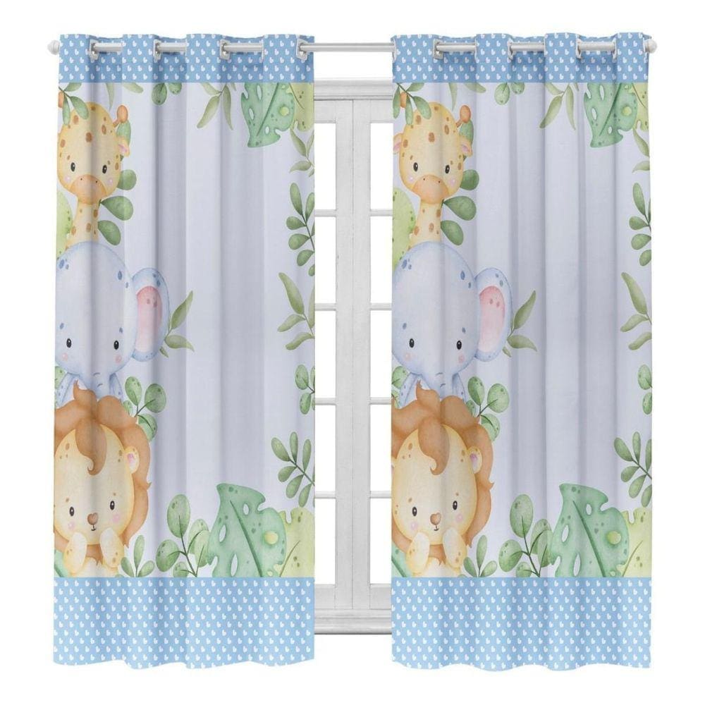 Cortina Quarto Infantil/Criança Unicórnio Baby 3.00X2.20