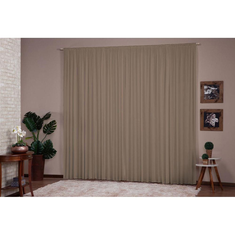 Cortina Para Sala Quarto 2,00X1,70M Avela