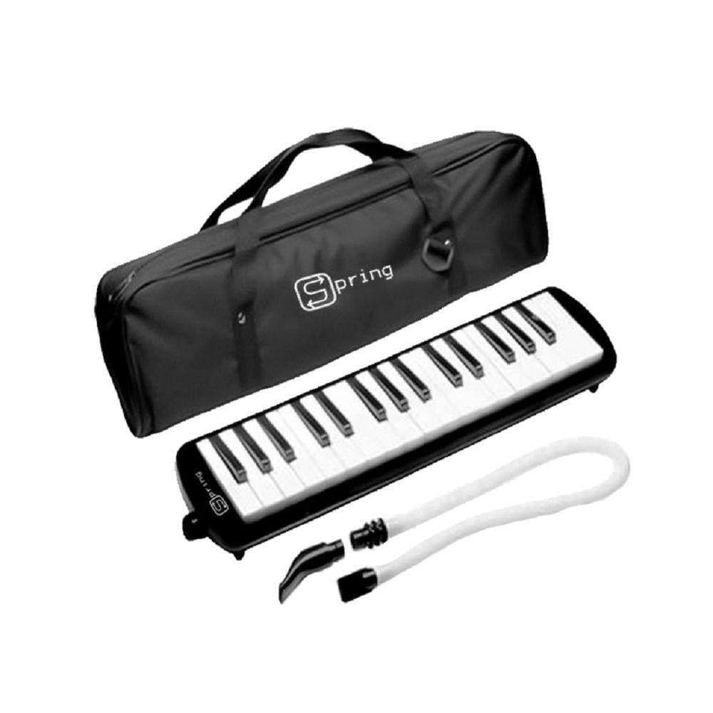 Escaleta Spring 32 Teclas Preta Com Bag