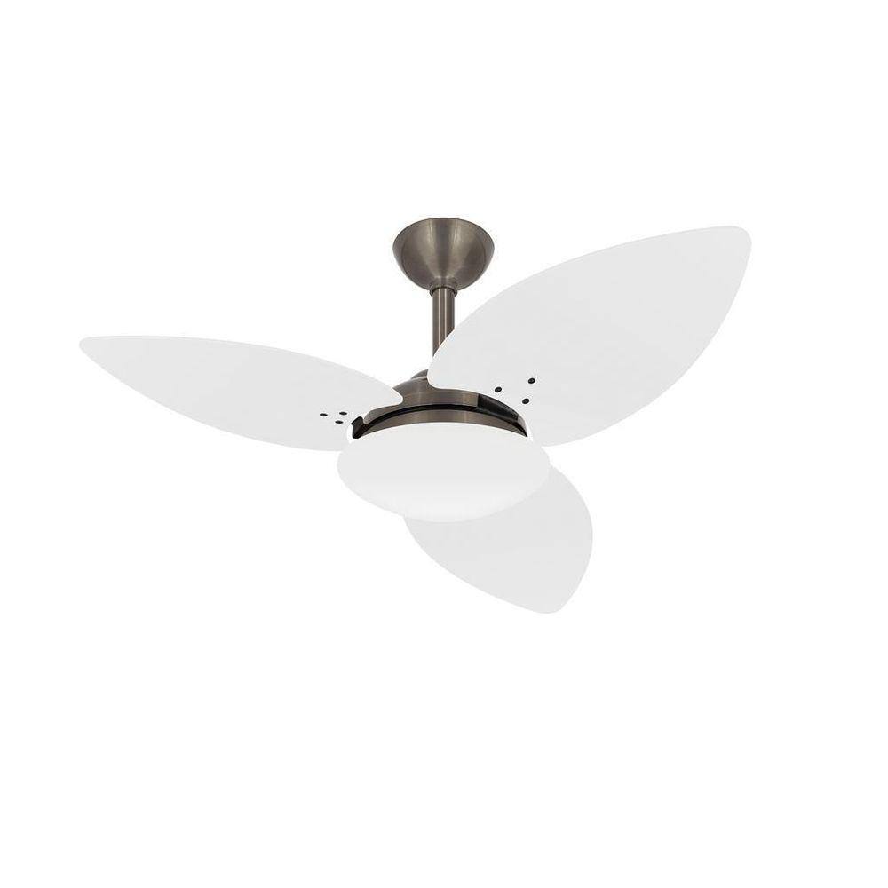 Ventilador Teto Winds Bronze 3 Pás Potente Sala Ventax 220V