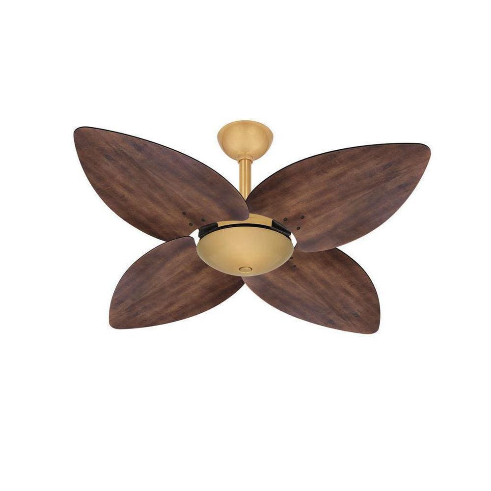 Ventilador De Teto Winds Dourado 4 Pás Econômico Ventax 110V