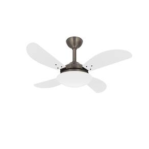 Ventilador Teto Bronze Fly 4 Pás Quarto Potente Ventax 110V