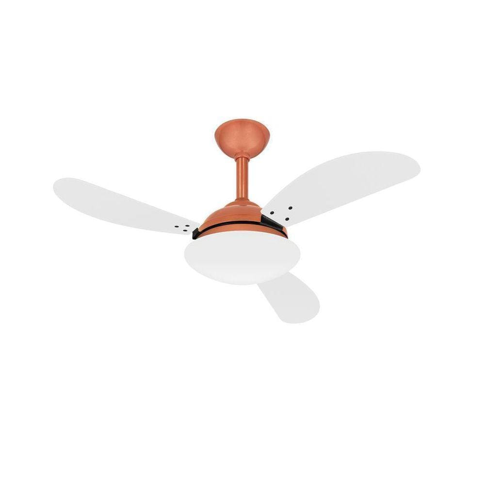 Ventilador Teto Cobre Turbo Silencioso Fly 3 Pás Ventax 220V