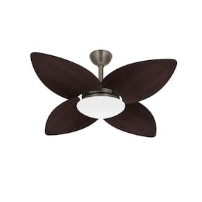 Ventilador Teto Winds Bronze 4 Pás Mdf Potente Ventax 110V
