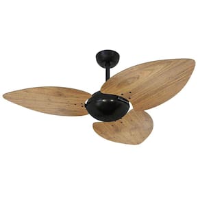 Ventilador De Teto Volare Preto Office Dunamis Freijó 110V