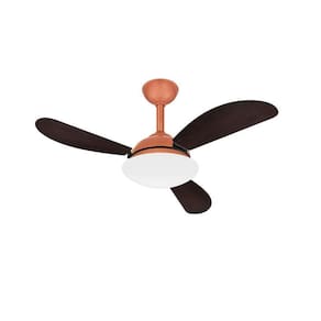 Ventilador Teto Fly Cobre Sala 3 Pás Econômico Ventax 110V