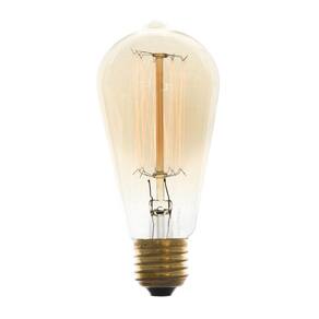 4X Lâmpada Filamento De Carbono Poptem St58 40W 220V
