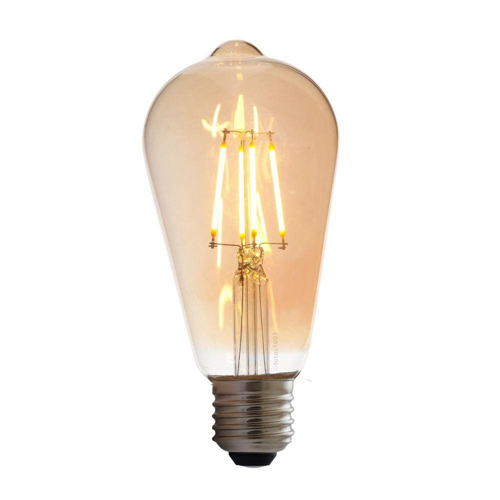 4X Lâmpada Filamento De Led Poptem St64 4W 110V