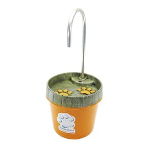 Bebedouro Tipo Fonte Para Gatos Hidracats Laranja Bivolt