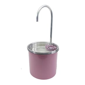 Bebedouro Tipo Fonte Para Gatos Berlim Rosa Bivolt